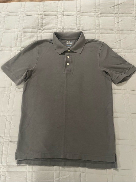 croft & barrow Other - croft & barrow Men's Slate Gray Short-Sleeve Polo